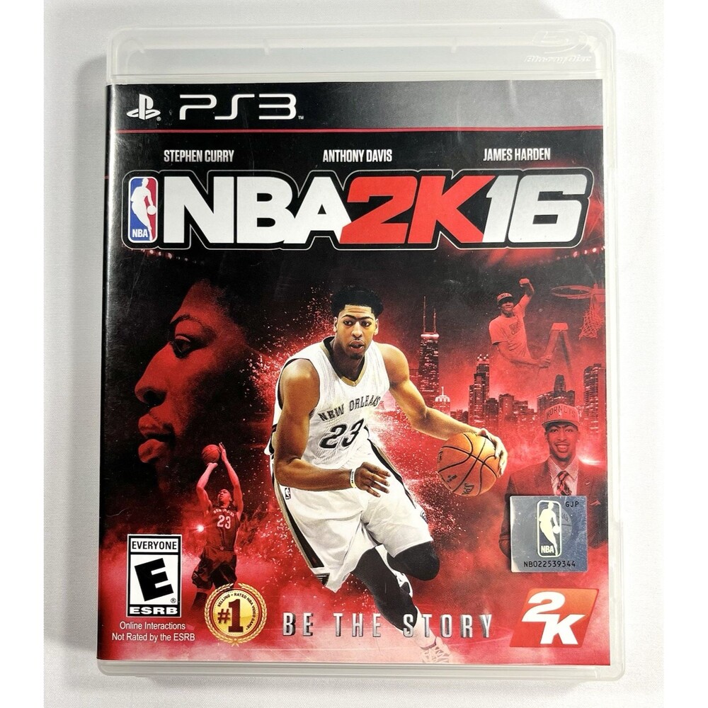 NBA 2K16 PlayStation 3 Anthony Davis Complete with Manual Tested